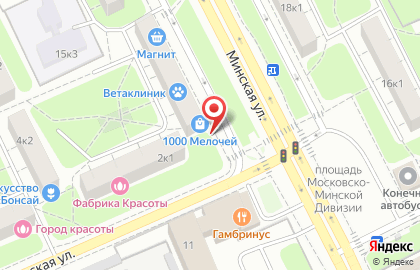 Айсберри на Минской улице на карте