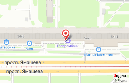 Газпромбанк на проспекте Ямашева на карте