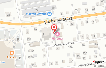 Сауна Легенда в Уссурийске на карте