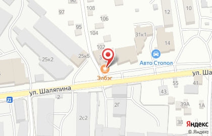 Кафе Баялиг в Железнодорожном районе на карте