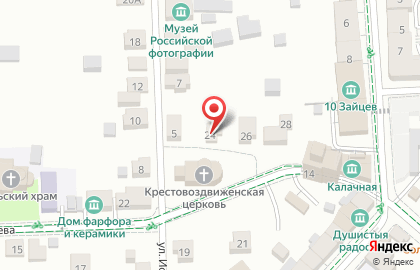 Церковь Воздвижения Креста Господня в Москве на карте