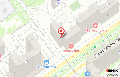 Музыкальная школа Лира на Подмосковном бульваре на карте