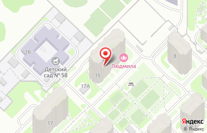 Косметологическая клиника Людмила в Нижегородском районе на карте