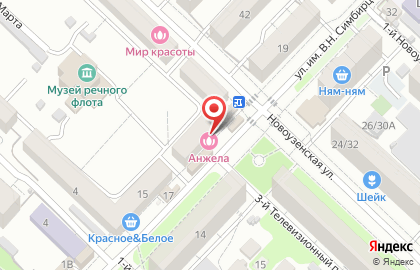 Отделение почтовой связи Почта России на Симбирцева на карте
