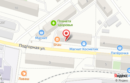 Магазин Мир часов на Подгорной улице на карте