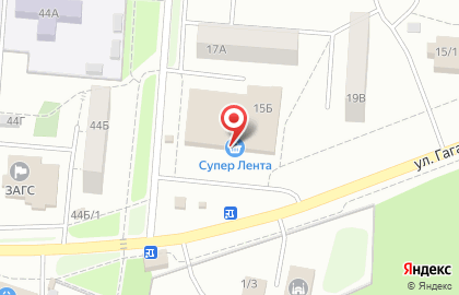 Супермаркет Лента в Екатеринбурге на карте