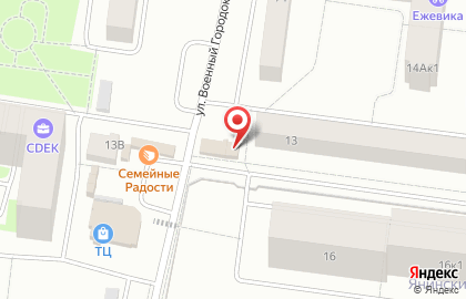 Продуктовый магазин в Санкт-Петербурге на карте
