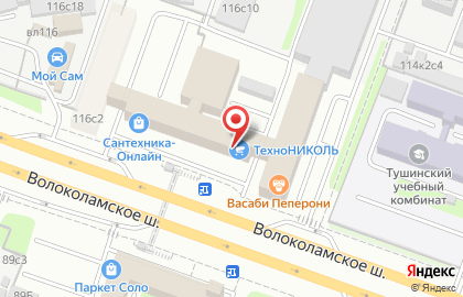 Мебельная компания Риока на Волоколамском шоссе на карте
