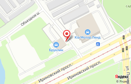 Автоцентр Brooclean в Красногвардейском районе на карте