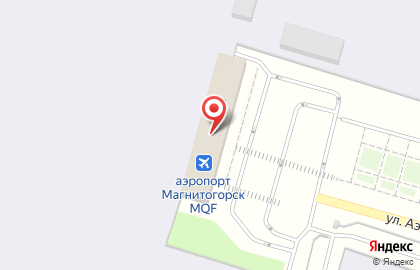 Линейный пункт полиции в аэропорту г. Магнитогорска на карте