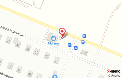 Супермаркет Магнит в Уфе на карте