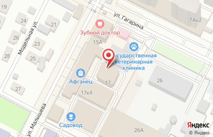 Магазин одноразовой посуды и упаковки на карте