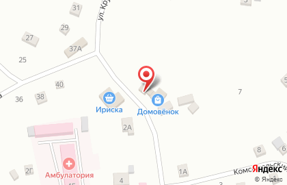 Продуктовый магазин в Барнауле на карте