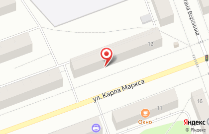 Магазин канцелярских товаров и игрушек Катюша на улице Карла Маркса на карте