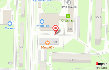 Продуктовый магазин на ул. Тамбасова, 32г на карте