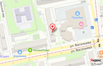 Парикмахерская Мэри в Барнауле на карте