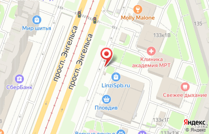 Киоск по продаже печатной продукции Пресса на проспекте Энгельса, 133а киоск на карте