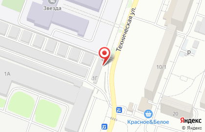 Шиномонтажная мастерская на Технической улице на карте