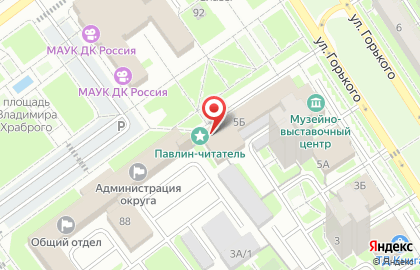 Центральная детско-юношеская библиотека на карте