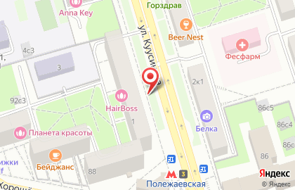 Банк Москвы Отделение Полежаевское на карте