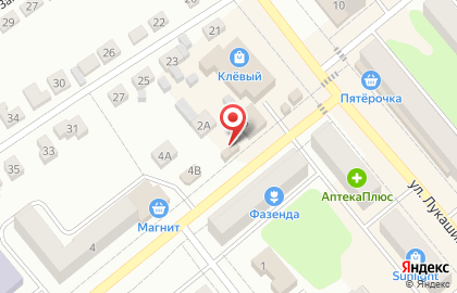 Магазин овощей и фруктов на Молодёжной улице на карте