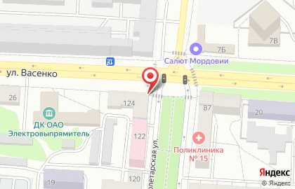 Аптека Юпитер на Пролетарской улице на карте