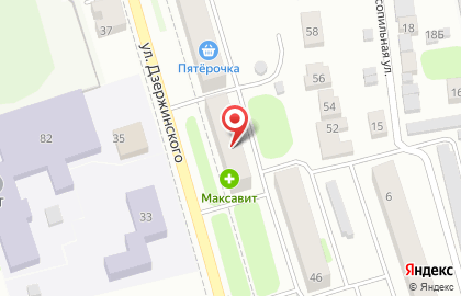 Салон оптики Кронос на улице Дзержинского, 28 в Балахне на карте