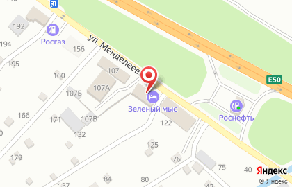 Гостиница Зелёный мыс на карте