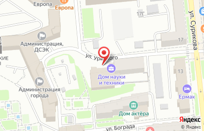 Спецтехника в Красноярске на карте