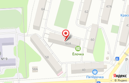 Молодежный лагерь Елочка на карте