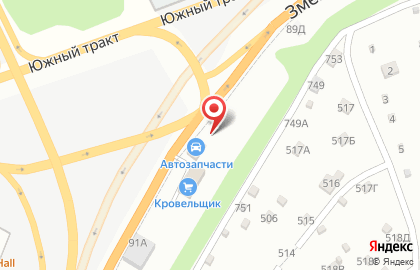Магазин автотоваров на Змеиногорском тракте на карте