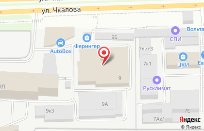 Торговый дом Батик в Свердловском районе на карте