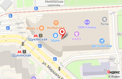 Магазин Кантата в Москве на карте