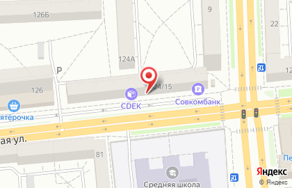 Служба экспресс-доставки Сдэк на Большой Октябрьской улице на карте