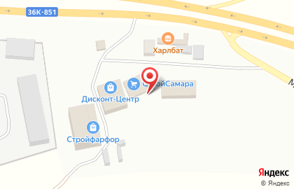 База строительных материалов Грин Плюс в Самаре на карте