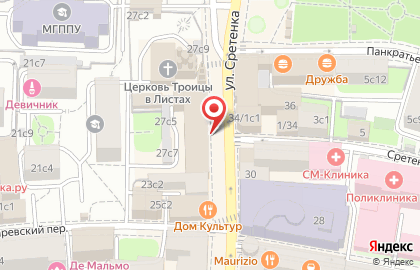 Сеть французских пекарен SeDelice в Мещанском районе на карте