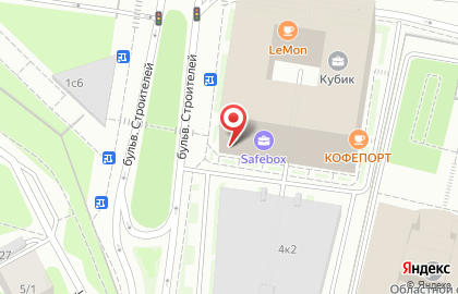 Торгово-промышленная палата Московской области на бульваре Строителей на карте