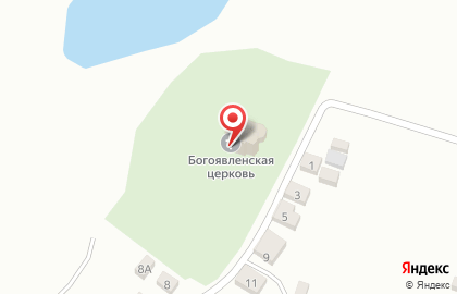 Богоявленская церковь в Рязани на карте