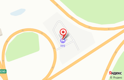 Мотель М9 на карте