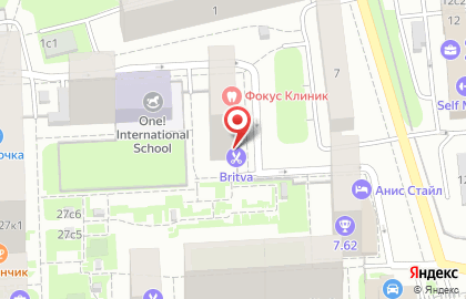 Барбершоп BRITVA на 3-й Хорошёвской улице на карте