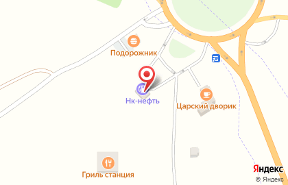 АЗС НК-Нефть на Дорожной улице на карте