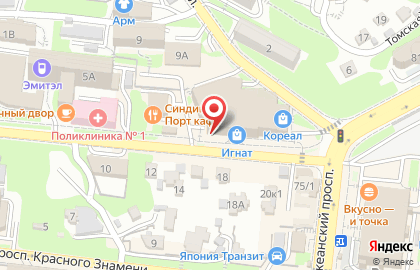 Супермаркет напитков Винлаб в Фрунзенском районе на карте
