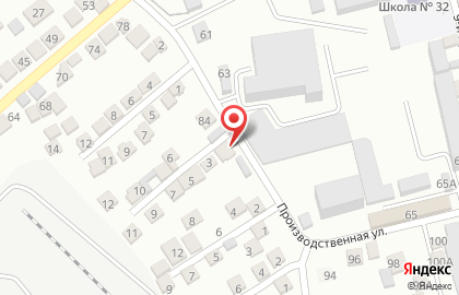 Продовольственный магазин в Ленинском районе на карте