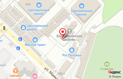 Храм Святой Великомученицы Екатерины на улице Маяковского на карте
