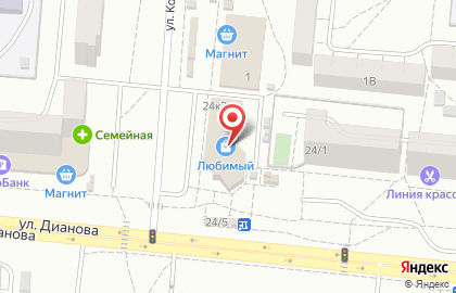 Мастер Двери на улице Дианова на карте