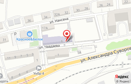 Средняя общеобразовательная школа №28 в Московском районе на карте