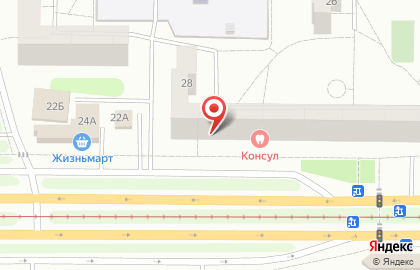 Магазин нижнего белья Бюстье на Октябрьском проспекте на карте