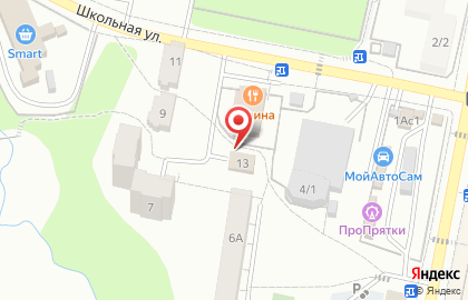 Магазин хозяйственных товаров на Школьной, 13 на карте