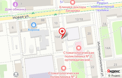 Частная школа-сад Юнэк на Новой улице на карте