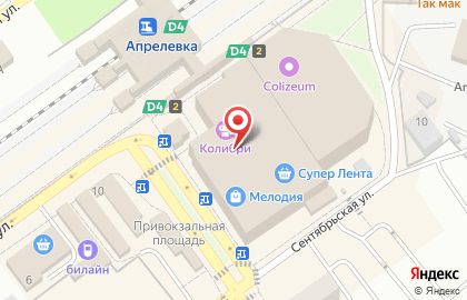 Грузовой поток Апрелевка на карте